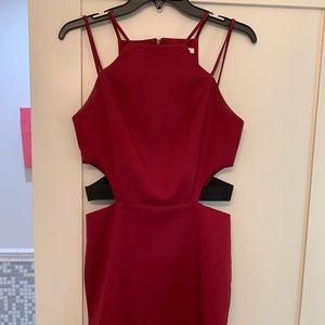 Endless Rose High Neck Double Strap Dress